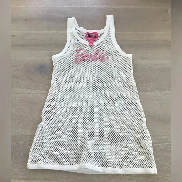 Barbie x Forever 21 | Barbie Swim Cover-Up Dress sz L large - Picture 4 of 9